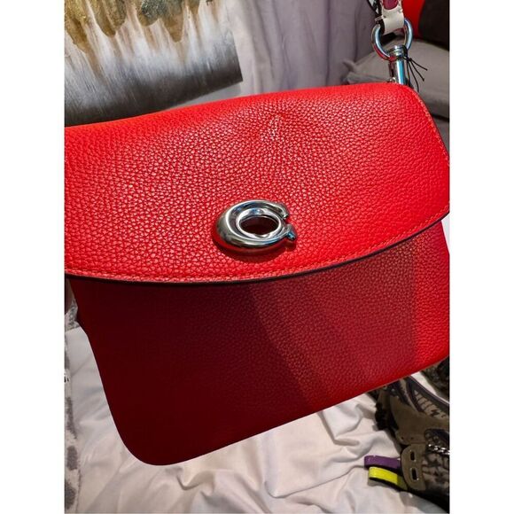 COACH | cassie cherry nwt red crossbody/shoulder bag/purse pocketbook handbag - Picture 10 of 16